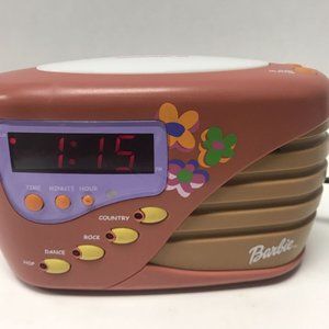 Barbie "Wake With Me" Alarm Clock Play Radio (2000)